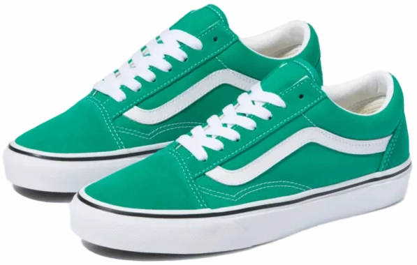 Kind Step Vans Old Skool Pepper Green/True White