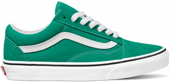 Leg Slim Vans Old Skool Pepper Green/True White