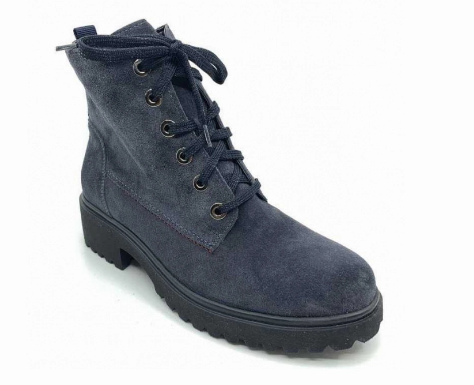 All-Weather Design. All terrain Waldlaufer Women's H-Luise Dark Blue Nubuck