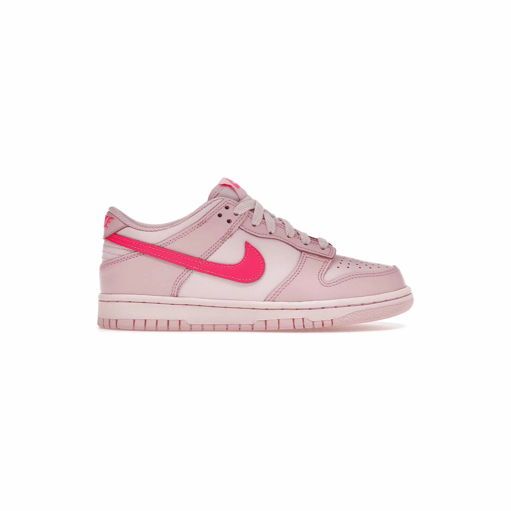 Traction pattern Nike Dunk Low Triple Pink (GS)