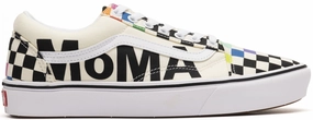 Vans Old Skool ComfyCush (MoMA) Checker Black/True White Dust Free Stable construction