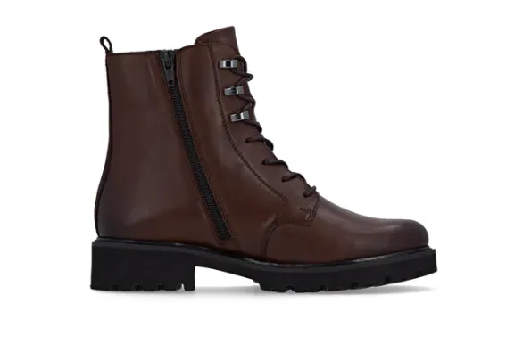 Remonte Women's D8656 Marusha Waterproof lace boot Brown Picnic Compact Frame