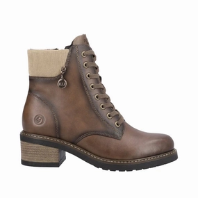 Remonte Aida Short Boots by Elle Chestnut Work Terrain Easy Match