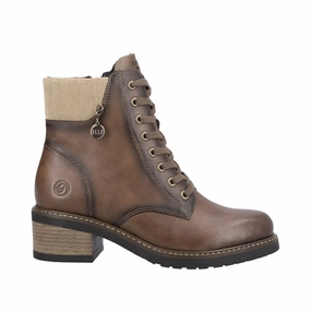 Remonte Aida Short Boots by Elle Chestnut Work Terrain Easy Match