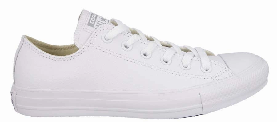 Stable Core Kick Power Converse Chuck Taylor All Star Low Top Leather Monochrome White
