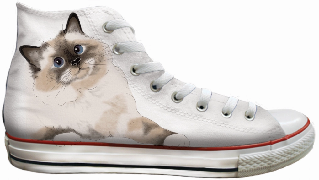 Comfort Fit Baggins Original Hi Top Balinese Cat