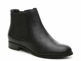 Ros Hommerson Women's Bridget Ankle Boot Black Leather Soft Cushioning