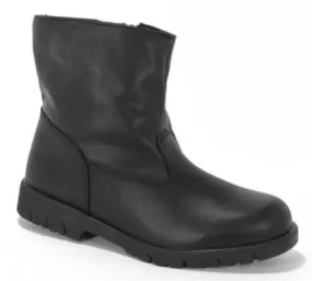 Strong material Knit Top Toe Warmers Men's Track Boots Black