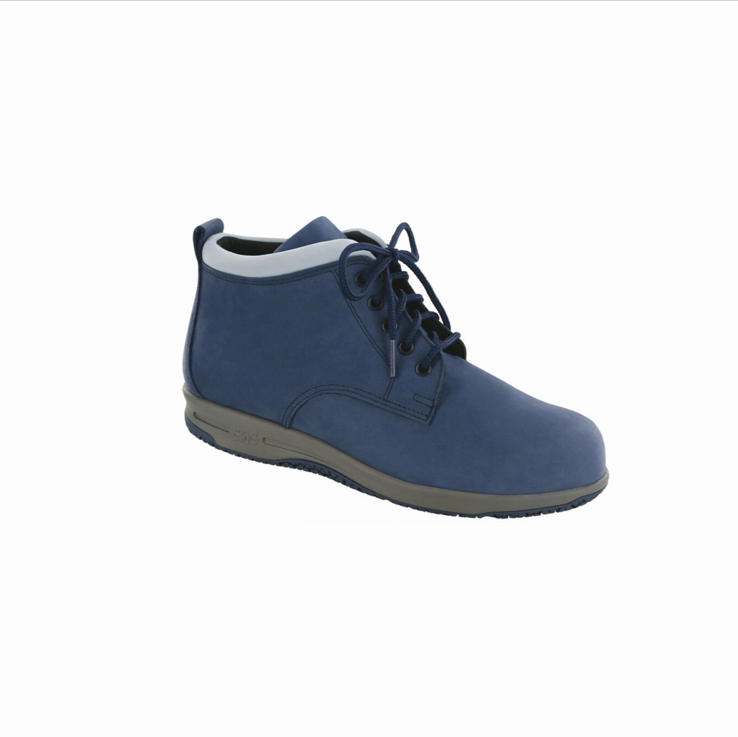 SAS Women's Gretchen Chukka Boot Navy / Light Blue Cabin Cozy Running