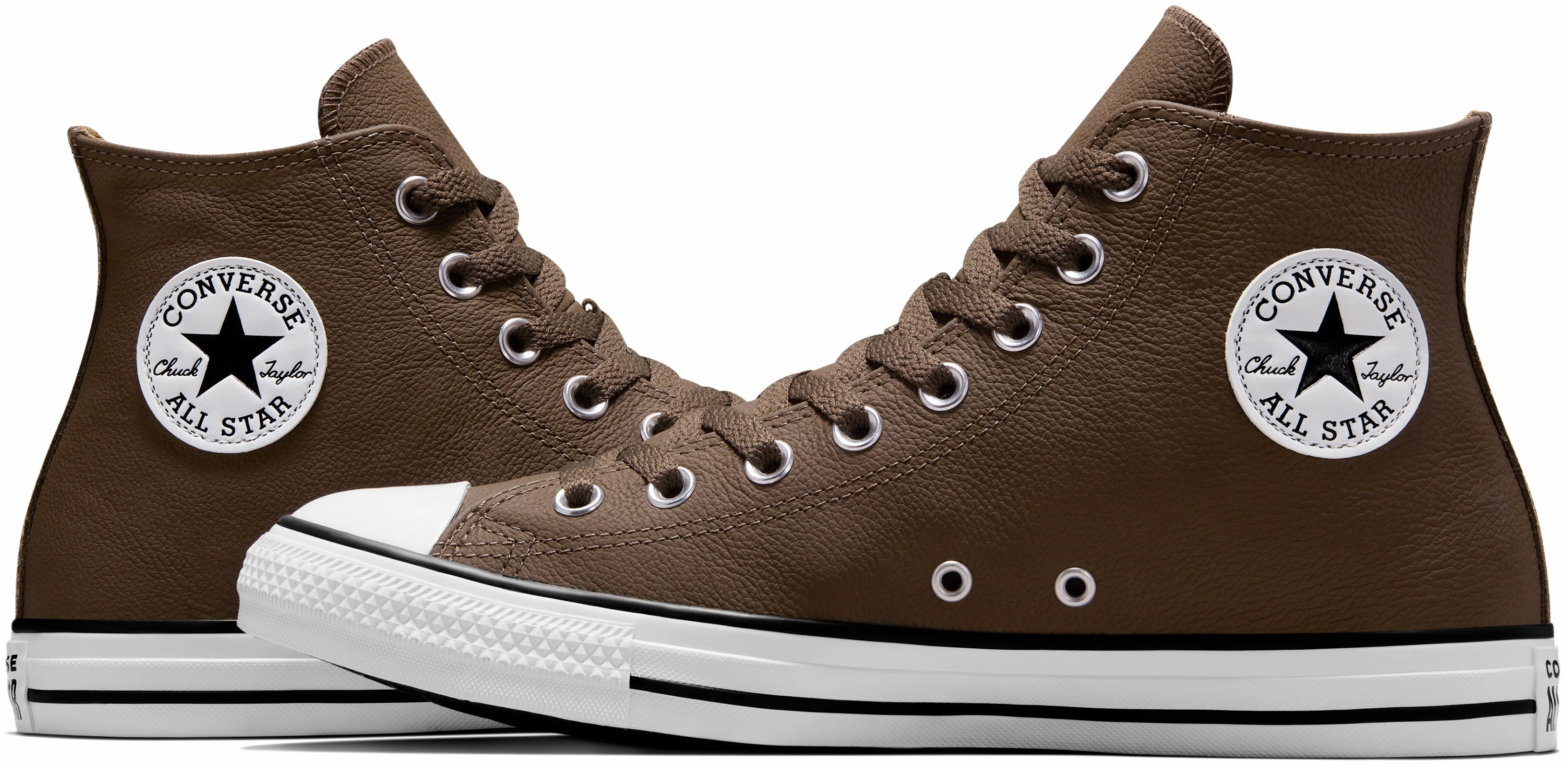 Converse Chuck Taylor All Star Hi Top Leather Engine Smoke Morning Walk Comfort Walk