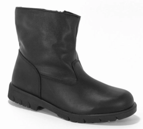 Strong material Knit Top Toe Warmers Men's Track Boots Black