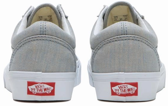 Vans Old Skool Summer Linen Dusty Blue Retro Mood