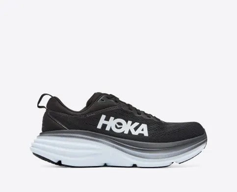 Lifestyle Trend Hoka One One Women's Bondi 8 Sneaker Black/White