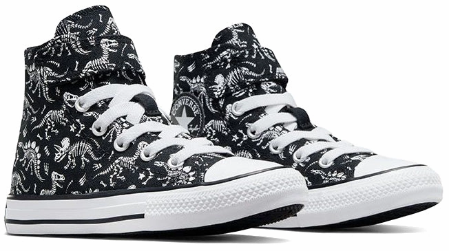 Fancy kids' clothing Converse Kids Chuck Taylor All Star 1V Hi Top Easy-On Dinos Black/White/White