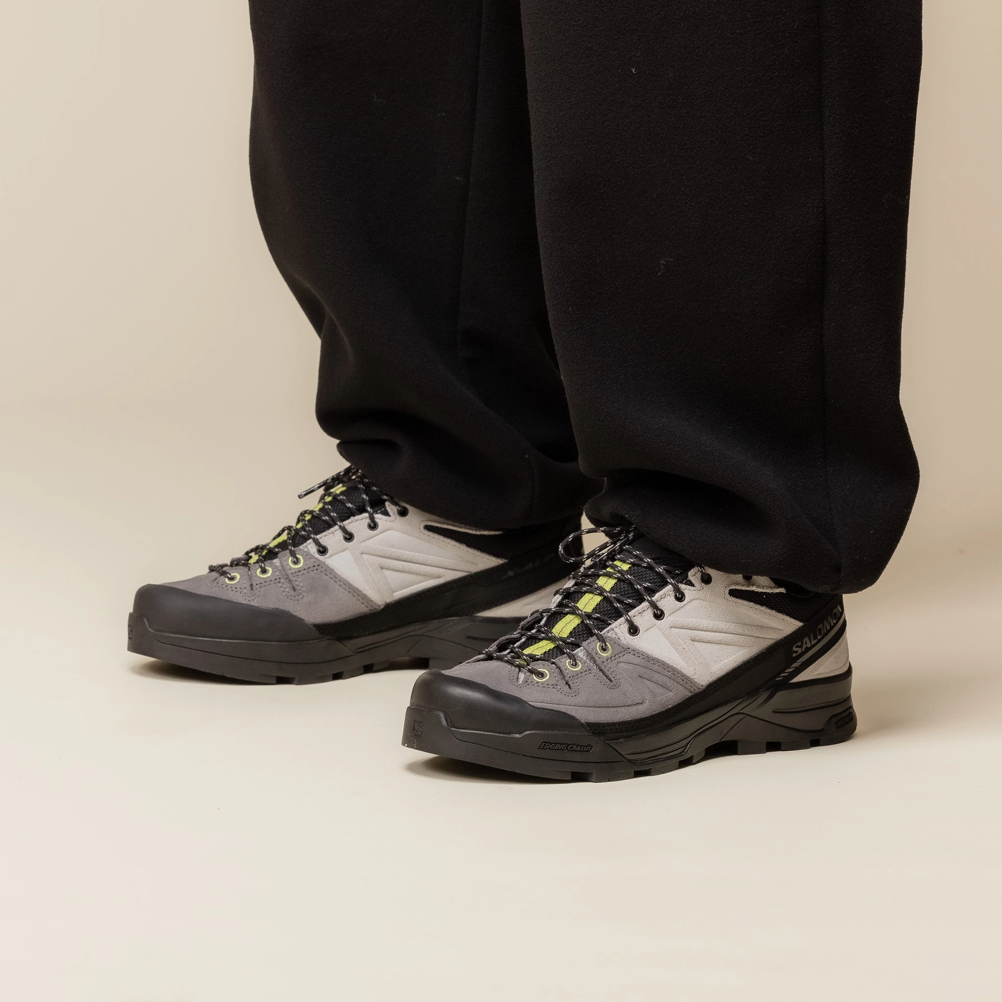 Travel Must Muscle Aid Salomon - X-ALP Leather - Black / Castlerock / Citron