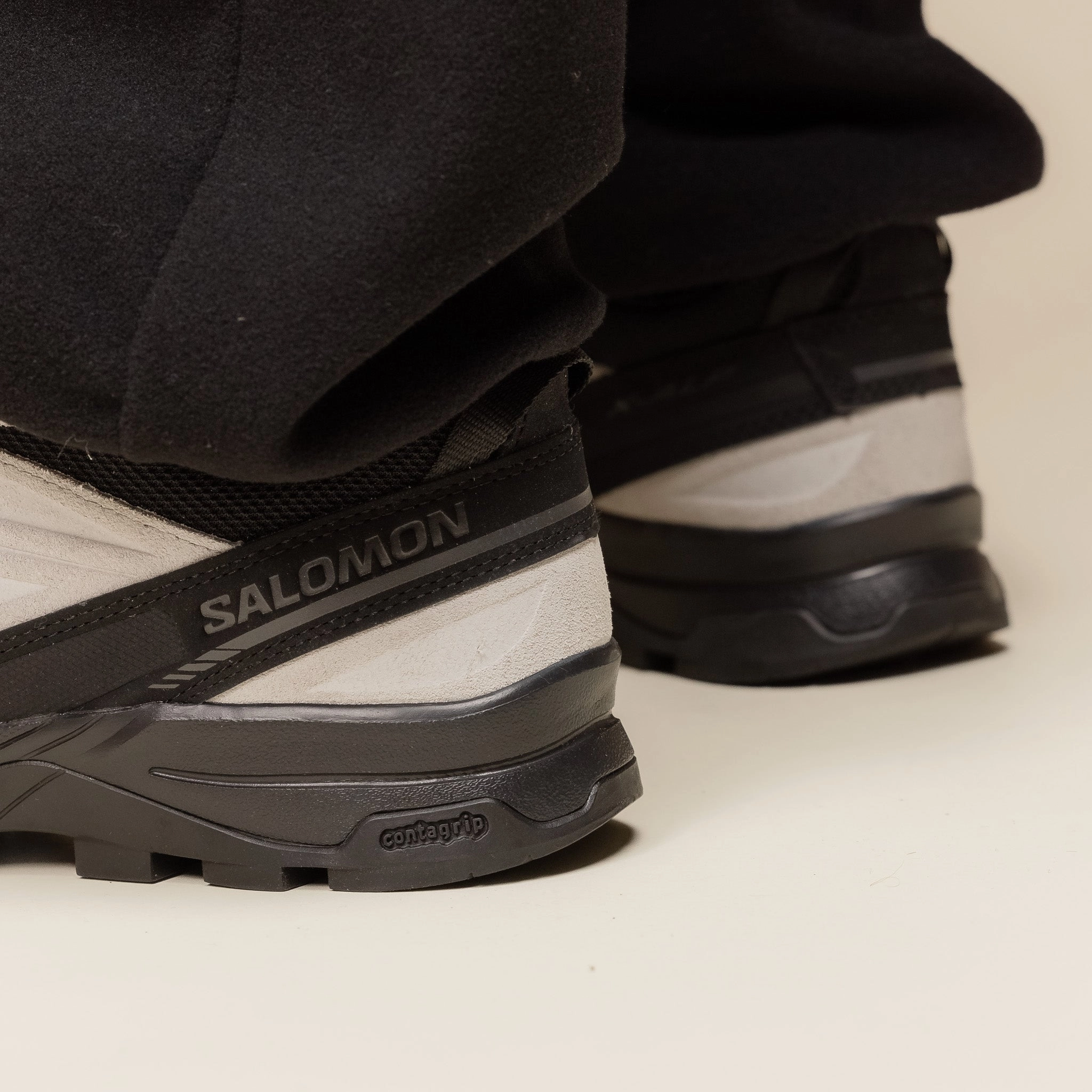 Stride Bold Silk Feel Salomon - X-ALP Leather - Black / Castlerock / Citron