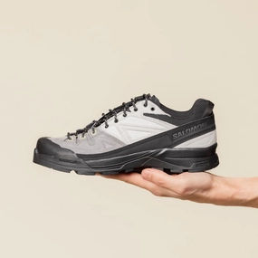 Salomon - X-ALP Leather - Black / Castlerock / Citron Supportive senior care