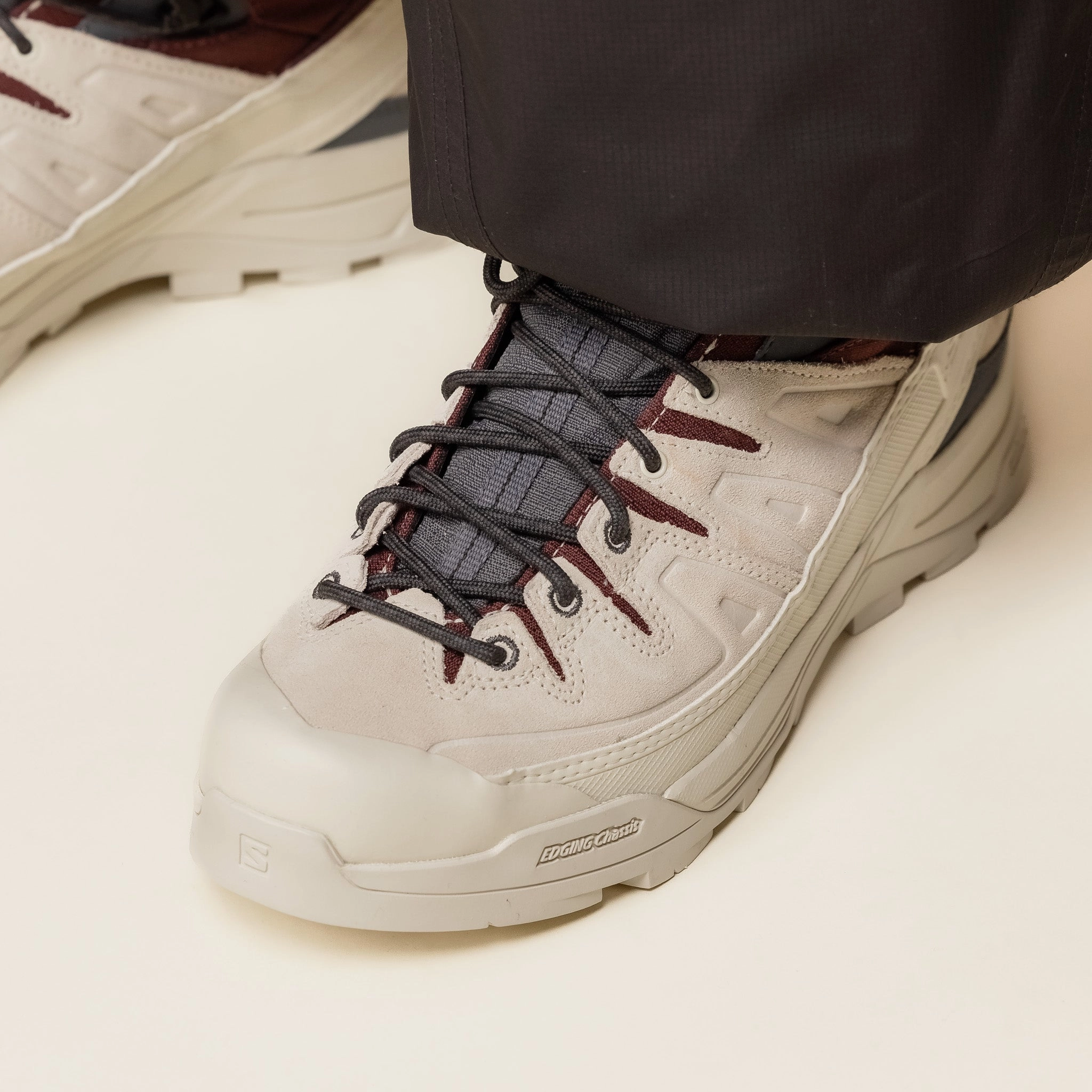 Salomon - X-ALP Mid Gore-Tex - Almond Milk / Catawba Grape / Turbulence Zen Step