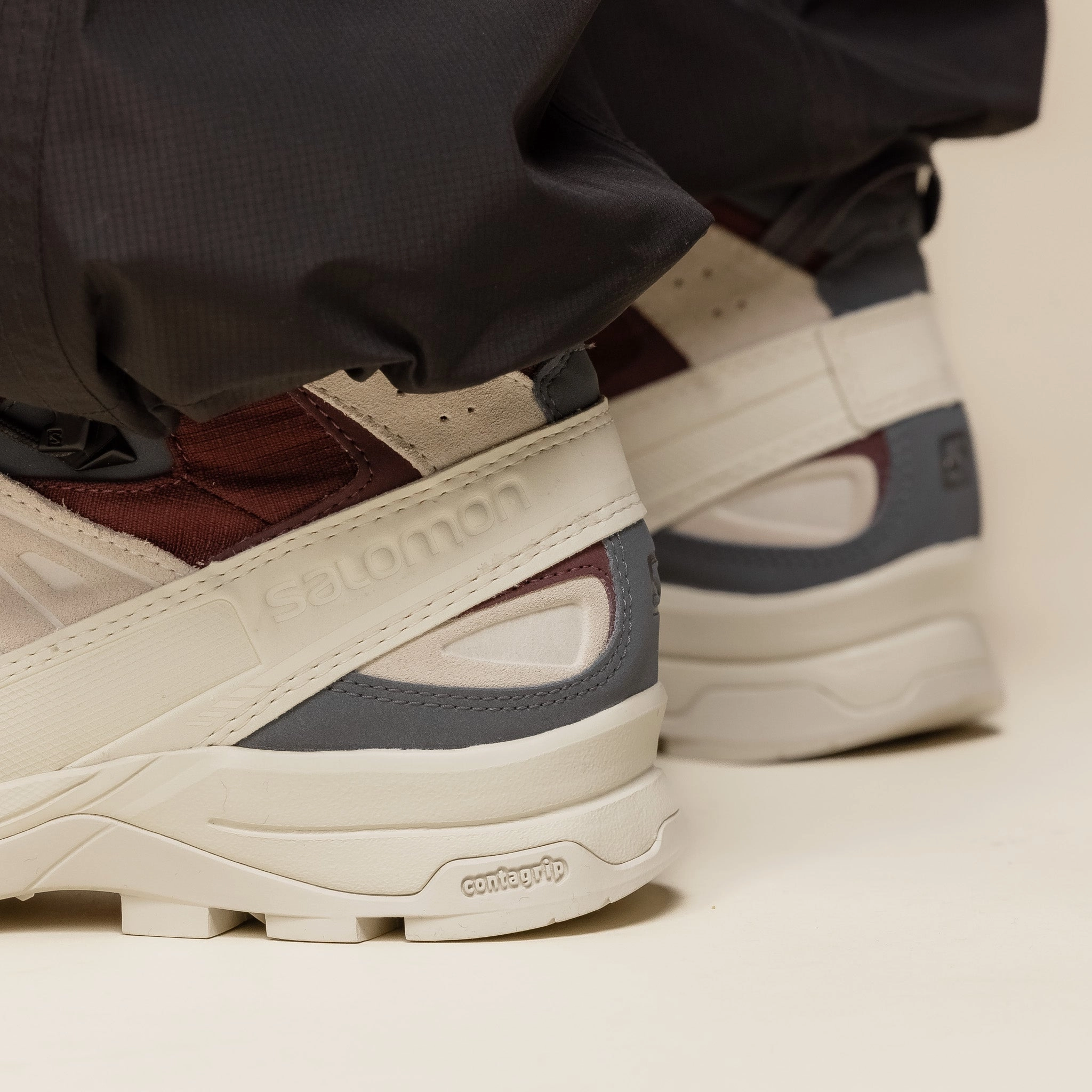 Slope Support Salomon - X-ALP Mid Gore-Tex - Almond Milk / Catawba Grape / Turbulence