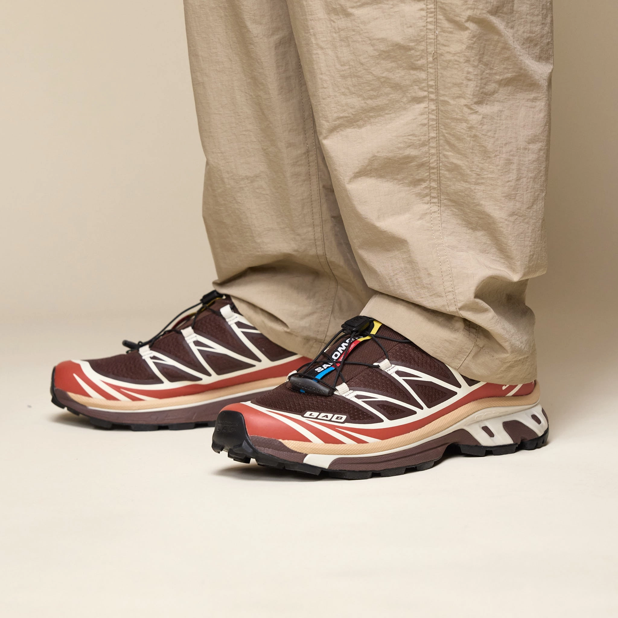 No-Slip Traction Salomon - XT-6 - Roasted Clay / Burnt Ochre / Almond Milk