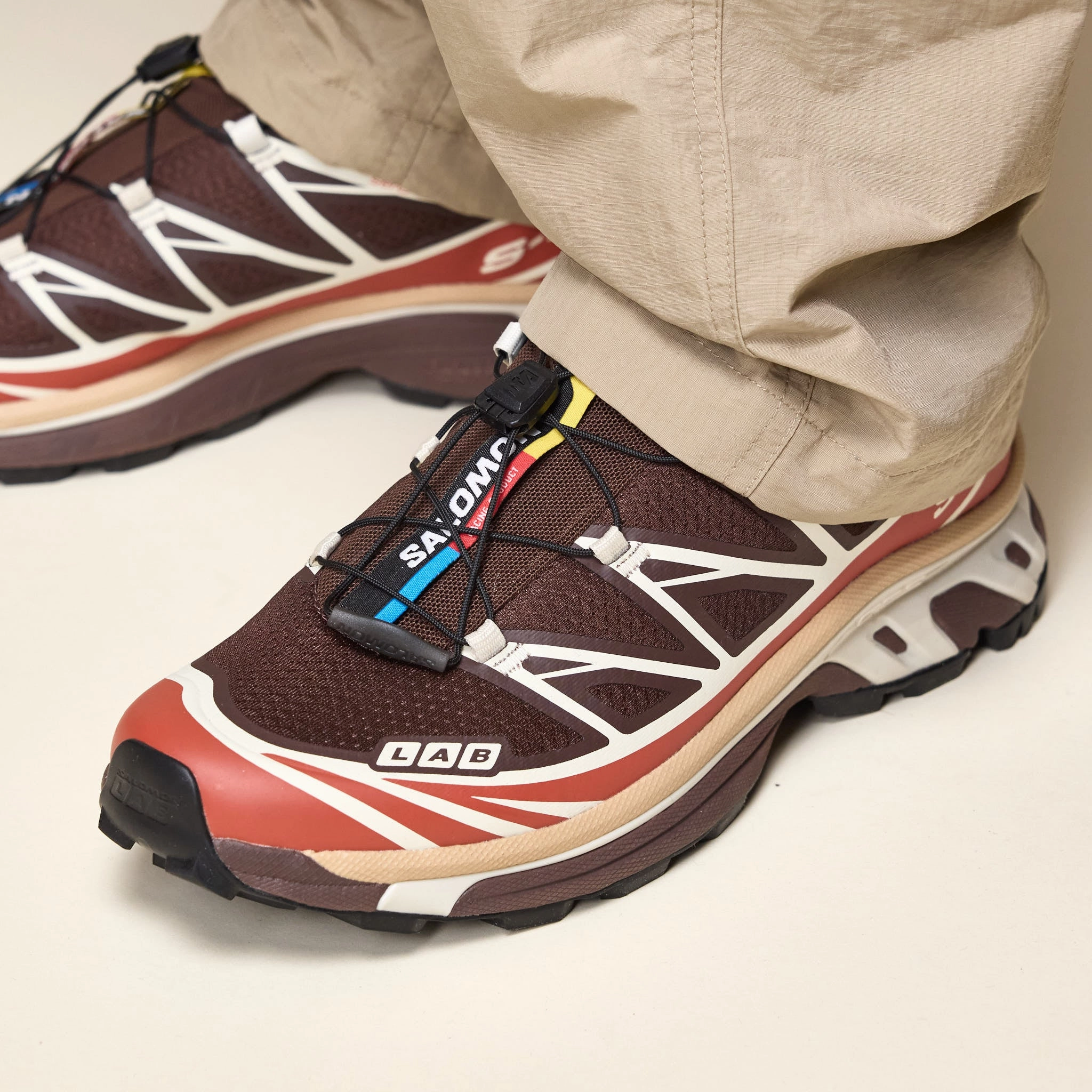 Salomon - XT-6 - Roasted Clay / Burnt Ochre / Almond Milk Eco Path Footwear for Hiking