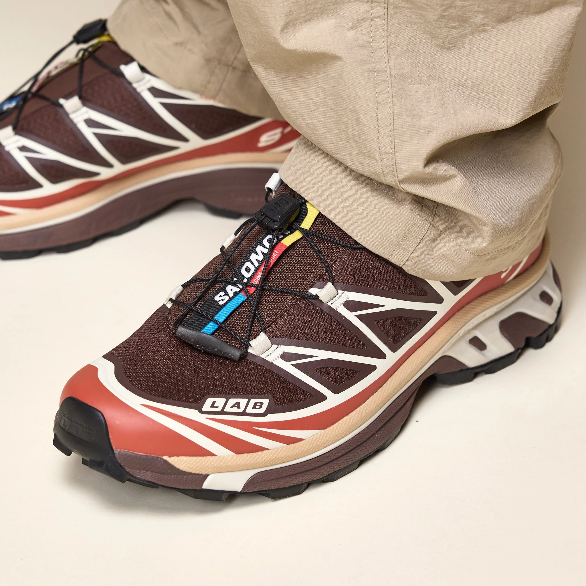 Salomon - XT-6 - Roasted Clay / Burnt Ochre / Almond Milk Eco Path Footwear for Hiking