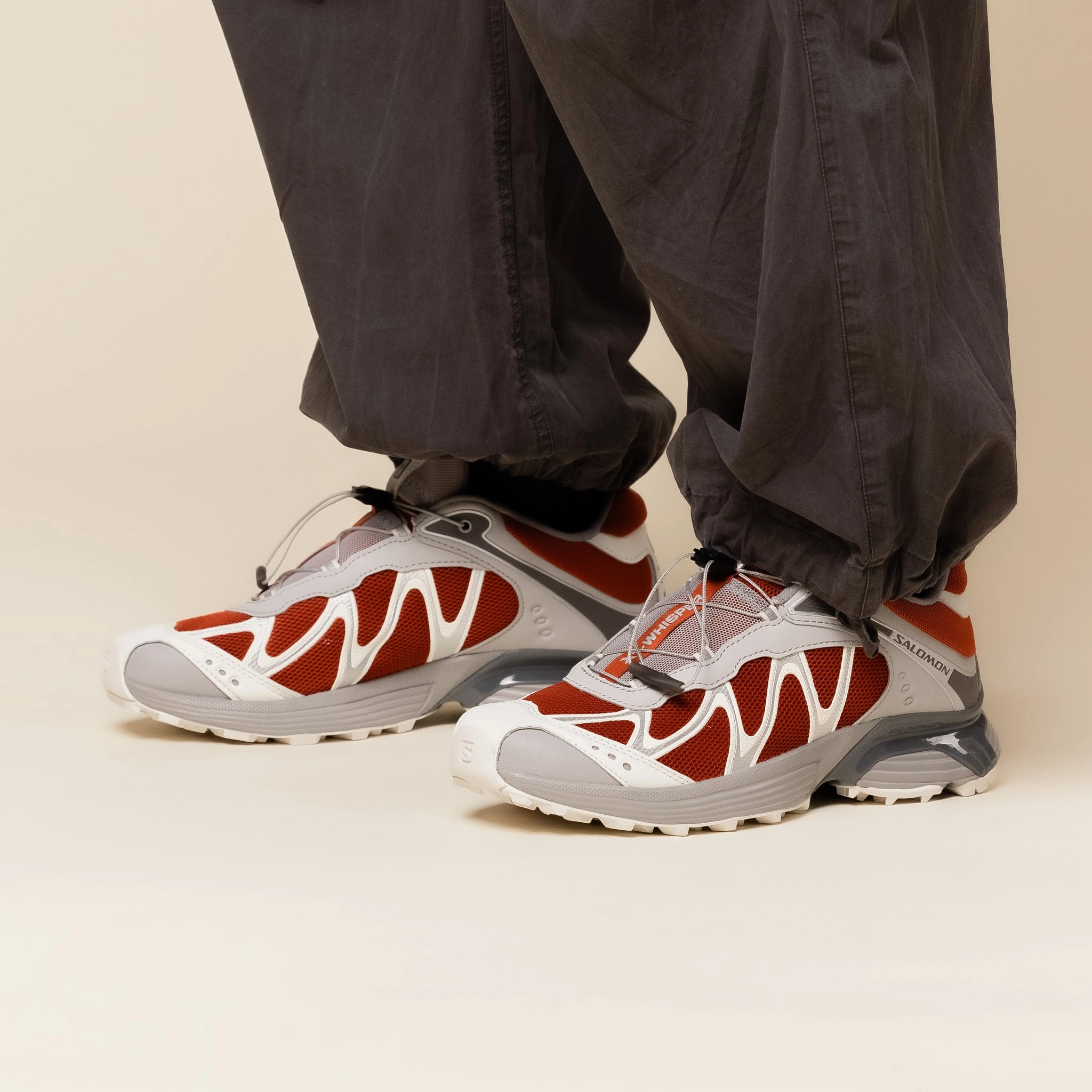 Salomon - XT Whisper - Burnt Ochre / Alloy / Vanilla Ice Night Trek Trail Ready Comfort