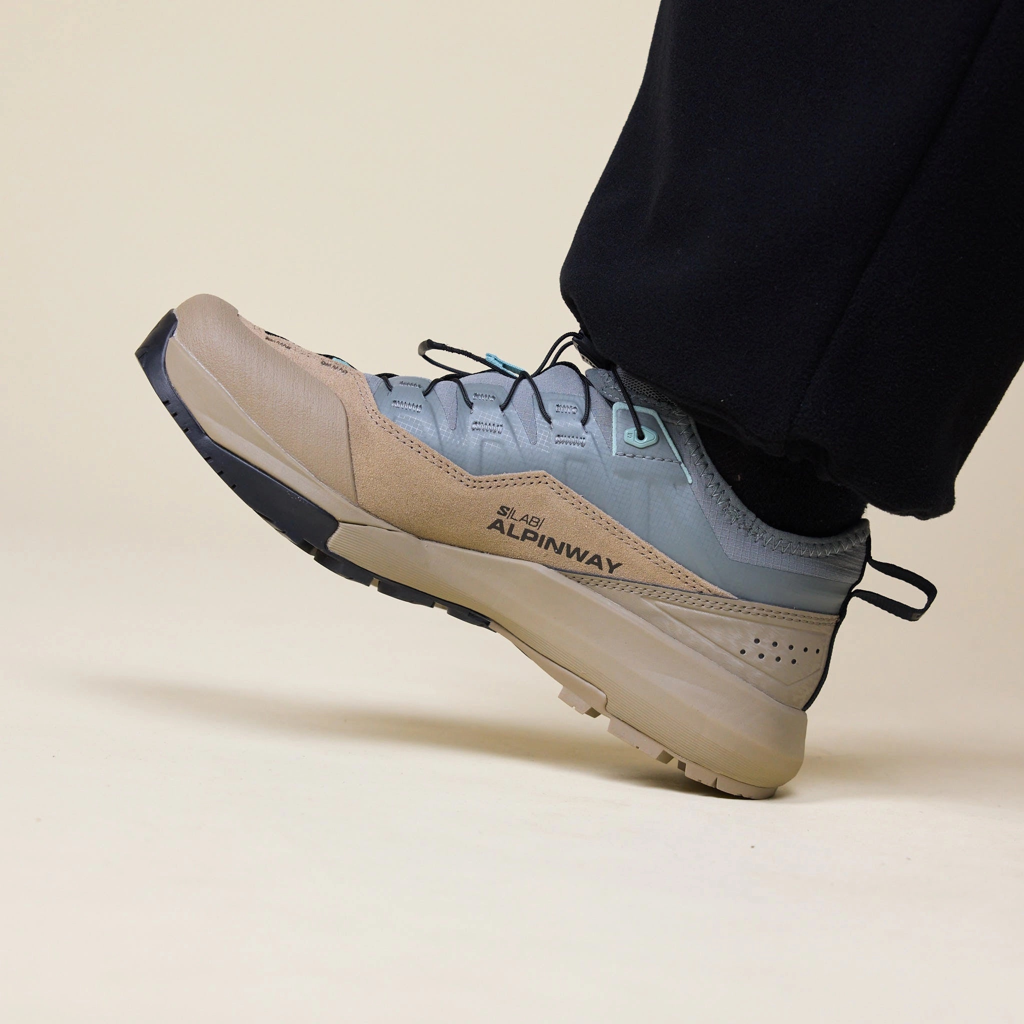 Salomon Advanced - Alpinway Advanced - Sedona Sage / Fallen Rock / Blue Surf Cold Ready Waterproof Protection