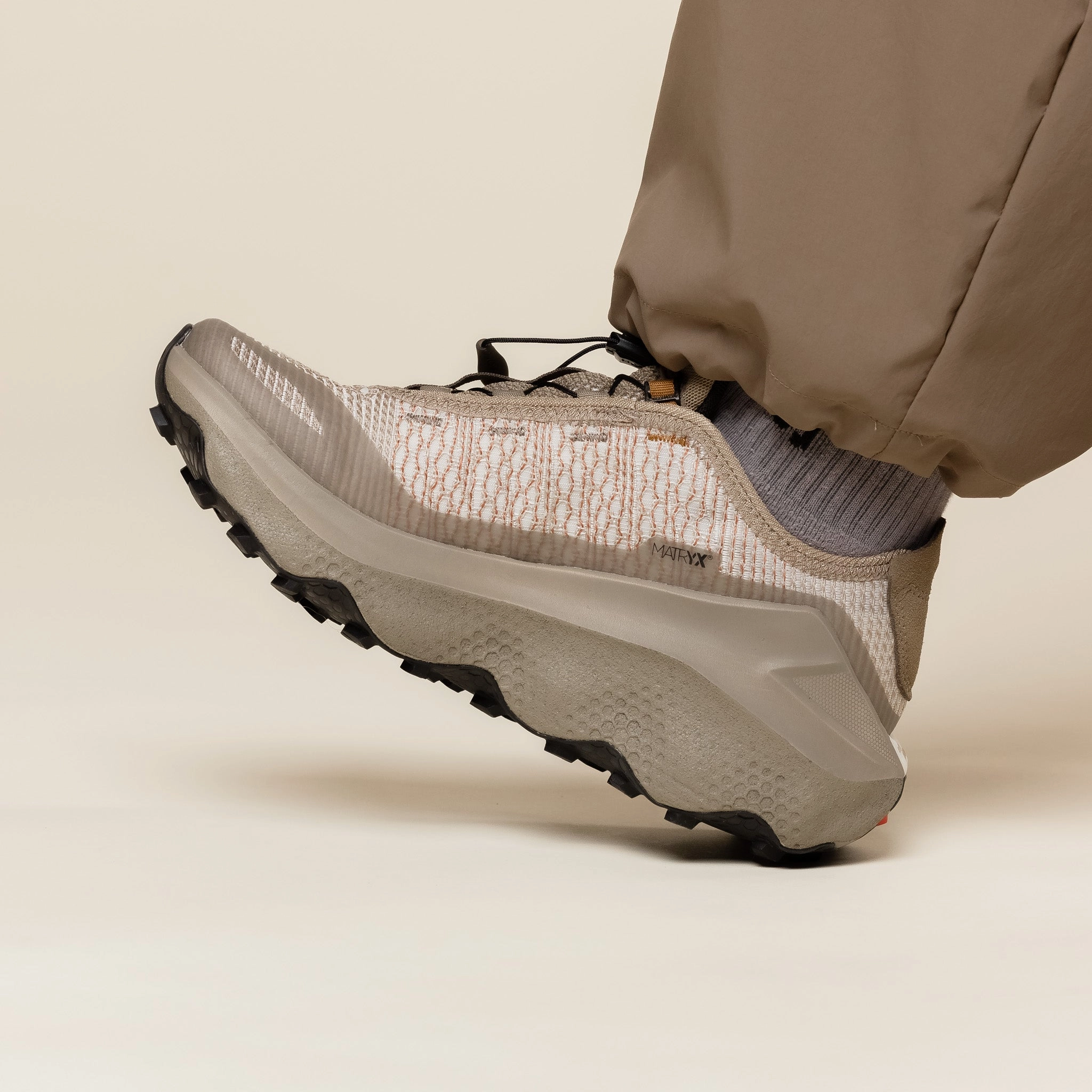 Salomon Advanced - Orava Advanced - Fallen Rock / Stone Gray / Bronze Brown shape fit