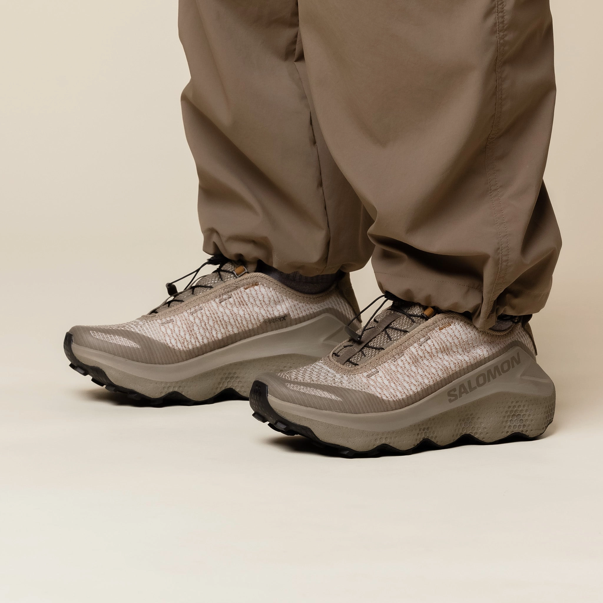 Bright Neon Salomon Advanced - Orava Advanced - Fallen Rock / Stone Gray / Bronze Brown