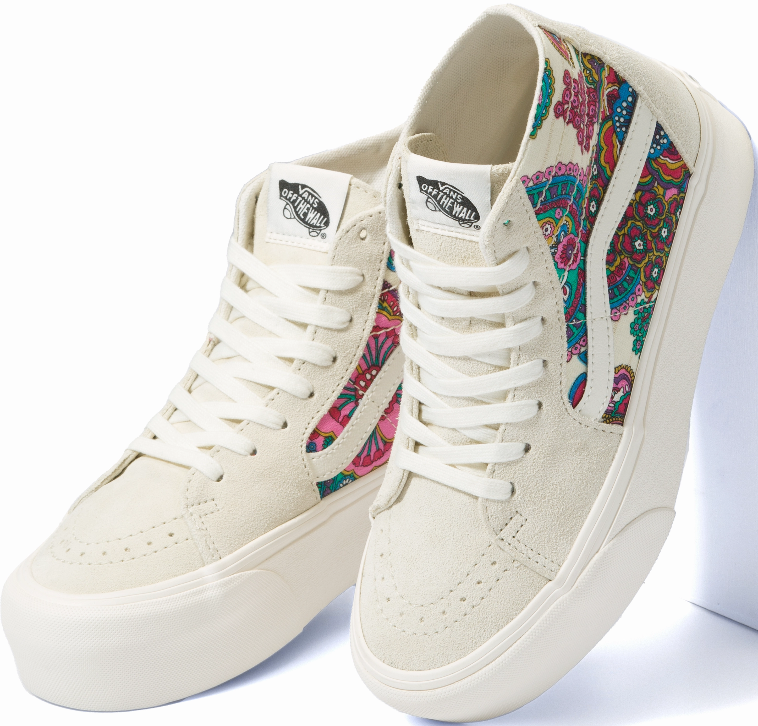 Vans Sk8-Hi Tapered Stackform Paisley Bloom Turtledove Joint Care