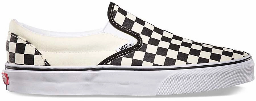 Fast Run Vans Classic Slip-On Checkerboard Black/White
