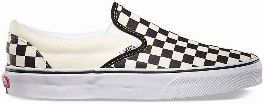 Fast Run Vans Classic Slip-On Checkerboard Black/White