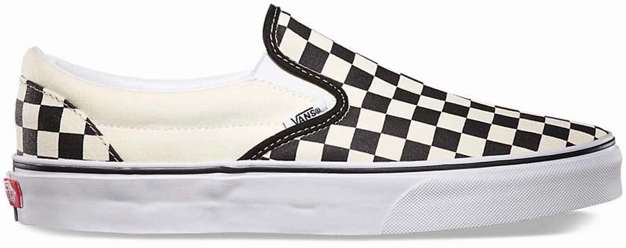 Vans Classic Slip-On Checkerboard Black/White Casual Move Field Fast