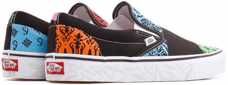 Vans Classic Slip-on DIY/ Trace Your Dreams Antique Glow Bounce Edge