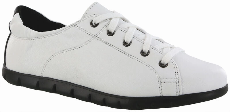 Responsive Use Mid Foot SAS Women's Solstice II Lace Up Flat Chalk/ Shadow