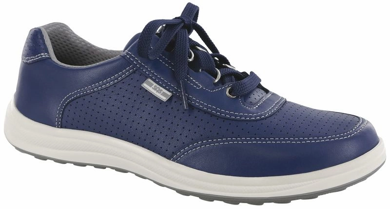SAS Women's Sporty Lux Active Shoe Blue Perf Breathable knit