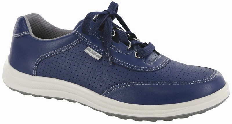 Durable Tread Pattern Easy to Wear SAS Women's Sporty Lux Active Shoe Blue Perf