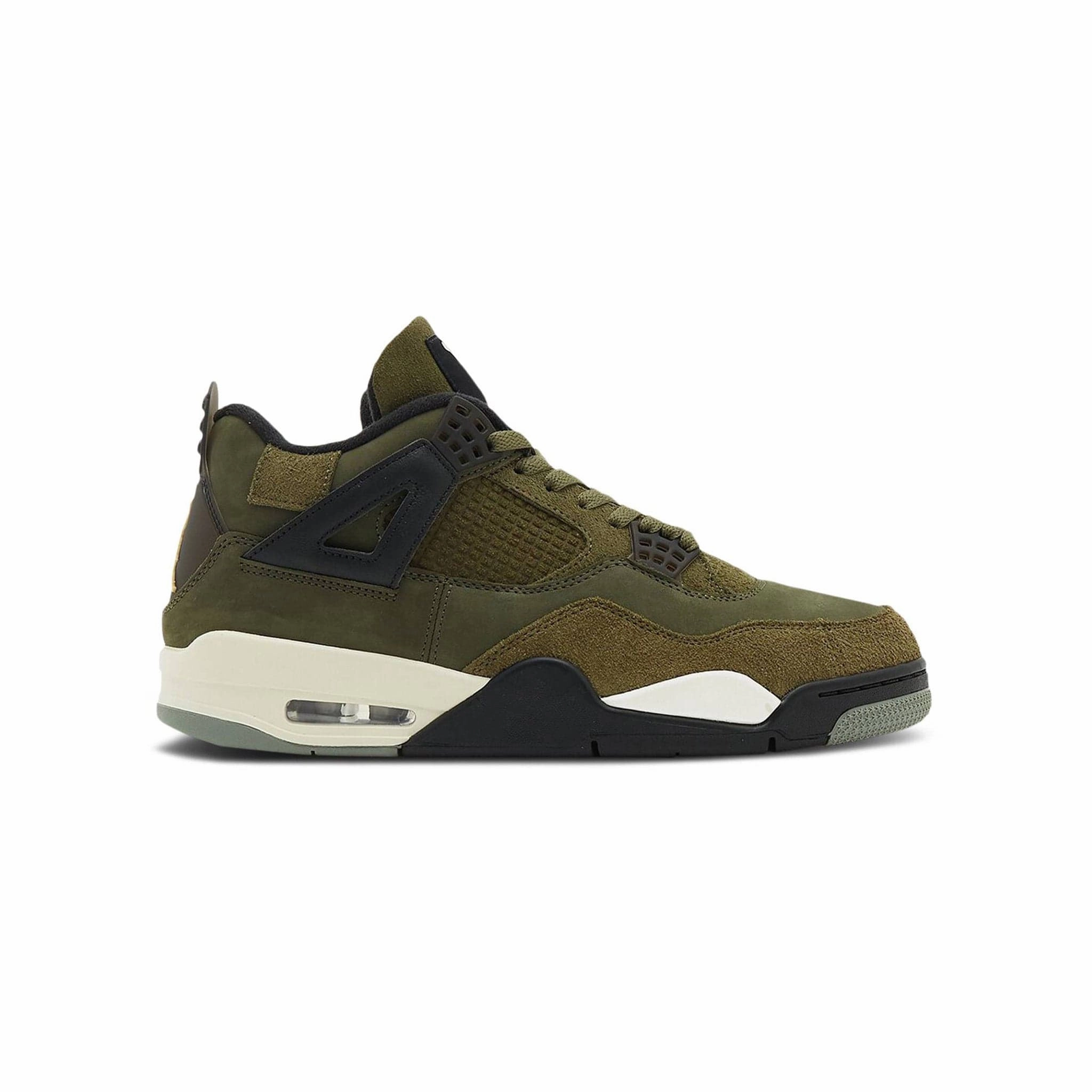 Jordan 4 Retro SE Craft Medium Olive Comfy Step Distinctive durability