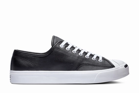 Icon Edge Converse Jack Purcell Low Top Black Leather