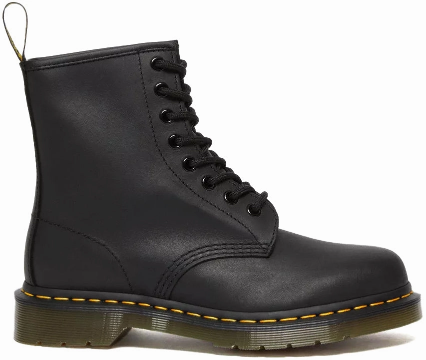 Festival Ground Construction Fit Dr. Martens 1460 Black Greasy