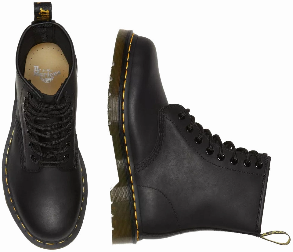 Fresh Style Men Edge Dr. Martens 1460 Black Greasy