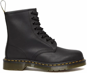Festival Ground Construction Fit Dr. Martens 1460 Black Greasy