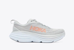 Hoka One One Women's Bondi 8 Sneaker Harbor Mist/Lunar Rock Anatomical Contouring Sneaker Design