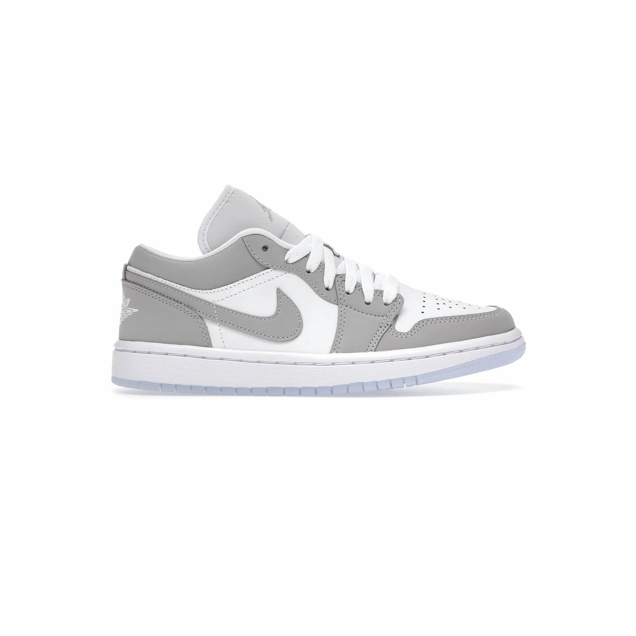 Reinforced toe Petite Fit Jordan 1 Low Wolf Grey (W)