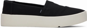 Verona Slip-On Sneaker - Black Heritage Canvas shape fit