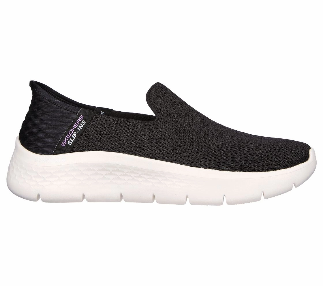 Skechers Women's GO WALK Flex-Relish Slip-ins Hands Free Black/White Fashion Base