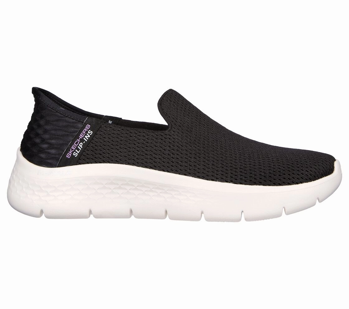 Casual traction Skechers Women's GO WALK Flex-Relish Slip-ins Hands Free Black/White