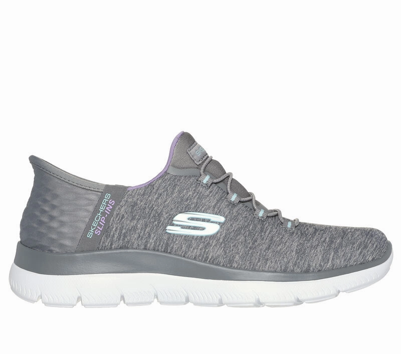 Skechers Women's Slip-ins: Summits - Dazzling Haze Gray Supportive grip