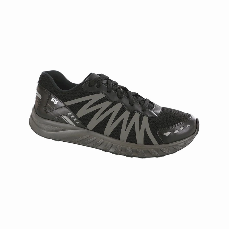 Phylon Midsole Construction SAS Men's Pursuit Sneakers Black/Gray
